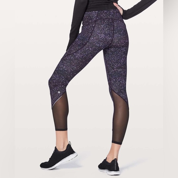 Lululemon Gait Keeper 7/8 Tight 25" Leggings Crystalline Multi Luxtreme Mesh 2 - Picture 1 of 7